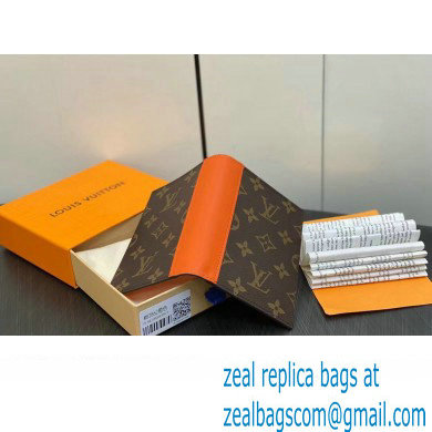 Louis Vuitton Monogram Canvas Passport Cover M82863 Orange 2024