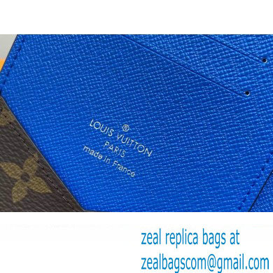 Louis Vuitton Monogram Canvas Passport Cover M82865 Blue 2024