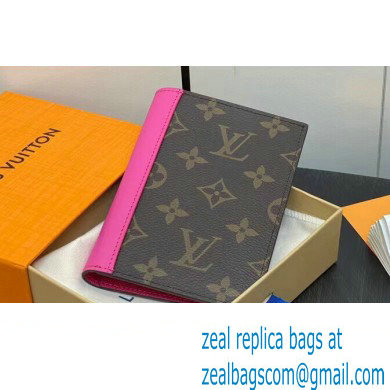 Louis Vuitton Monogram Canvas Passport Cover M82866 Fuchsia 2024 - Click Image to Close