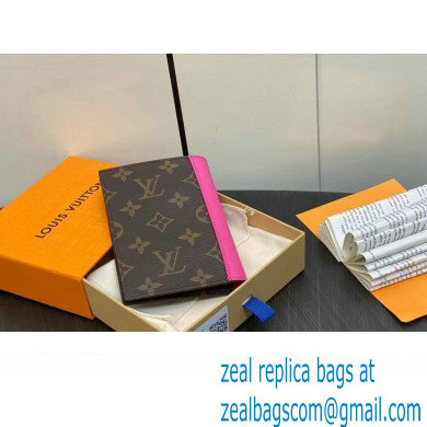 Louis Vuitton Monogram Canvas Passport Cover M82866 Fuchsia 2024