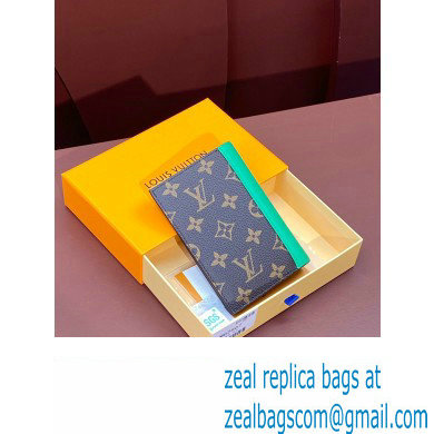 Louis Vuitton Monogram Canvas Passport Cover M82867 Green 2024