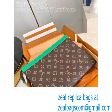 Louis Vuitton Monogram Canvas Pochette Voyage MM Bag M82854 Green 2024 - Click Image to Close