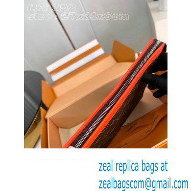 Louis Vuitton Monogram Canvas Pochette Voyage MM Bag M82855 Orange 2024 - Click Image to Close