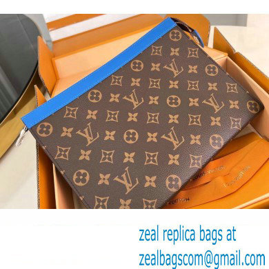 Louis Vuitton Monogram Canvas Pochette Voyage MM Bag M82856 Blue 2024