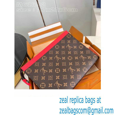 Louis Vuitton Monogram Canvas Pochette Voyage MM Bag M82857 Red 2024