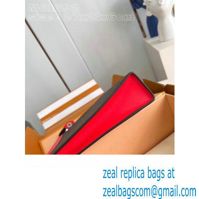 Louis Vuitton Monogram Canvas Pochette Voyage MM Bag M82857 Red 2024 - Click Image to Close