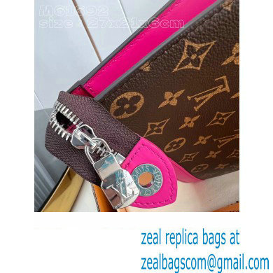 Louis Vuitton Monogram Canvas Pochette Voyage MM Bag M82858 Fuchsia 2024 - Click Image to Close