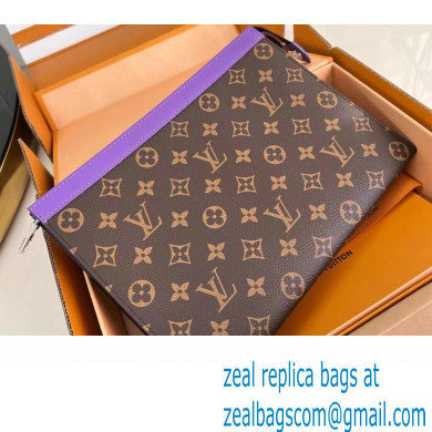 Louis Vuitton Monogram Canvas Pochette Voyage MM Bag M82859 Purple 2024 - Click Image to Close