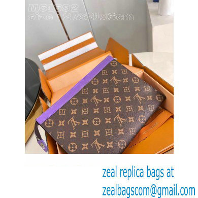 Louis Vuitton Monogram Canvas Pochette Voyage MM Bag M82859 Purple 2024