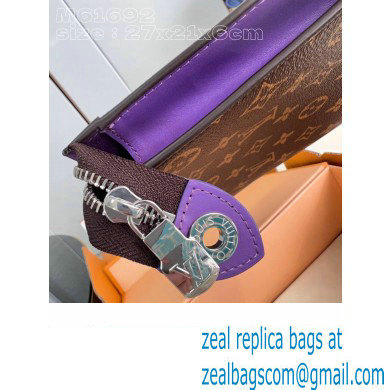 Louis Vuitton Monogram Canvas Pochette Voyage MM Bag M82859 Purple 2024 - Click Image to Close