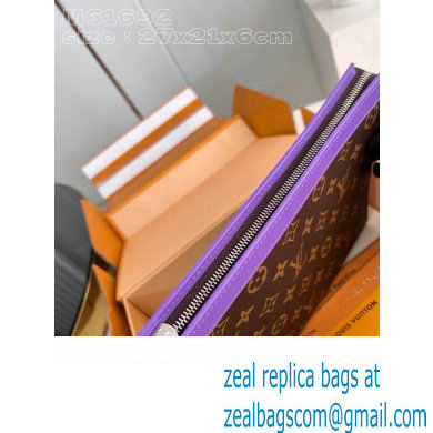 Louis Vuitton Monogram Canvas Pochette Voyage MM Bag M82859 Purple 2024 - Click Image to Close