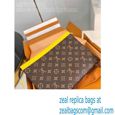 Louis Vuitton Monogram Canvas Pochette Voyage MM Bag M82860 Yellow 2024 - Click Image to Close