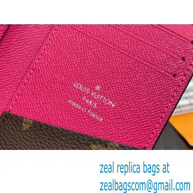 Louis Vuitton Monogram Canvas Pocket Organizer Wallet Fuchsia 2024