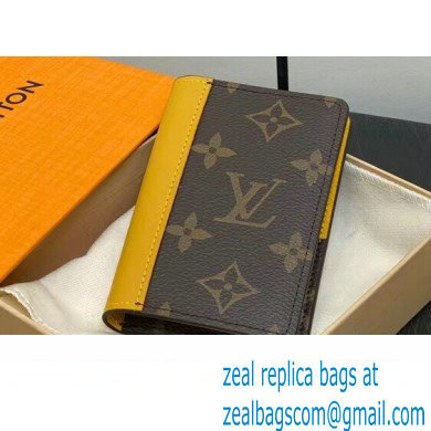 Louis Vuitton Monogram Canvas Pocket Organizer Wallet M82955 Yellow 2024 - Click Image to Close