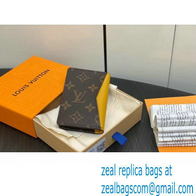 Louis Vuitton Monogram Canvas Pocket Organizer Wallet M82955 Yellow 2024