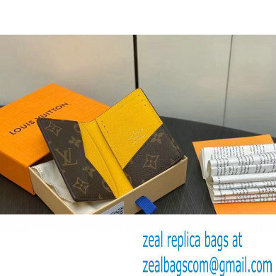Louis Vuitton Monogram Canvas Pocket Organizer Wallet M82955 Yellow 2024 - Click Image to Close