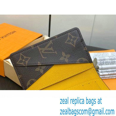 Louis Vuitton Monogram Canvas Pocket Organizer Wallet M82955 Yellow 2024