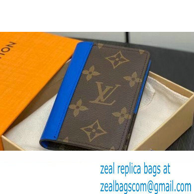 Louis Vuitton Monogram Canvas Pocket Organizer Wallet M82956 Blue 2024 - Click Image to Close