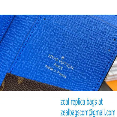 Louis Vuitton Monogram Canvas Pocket Organizer Wallet M82956 Blue 2024