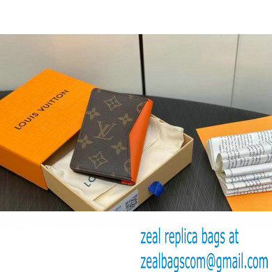 Louis Vuitton Monogram Canvas Pocket Organizer Wallet Orange 2024 - Click Image to Close