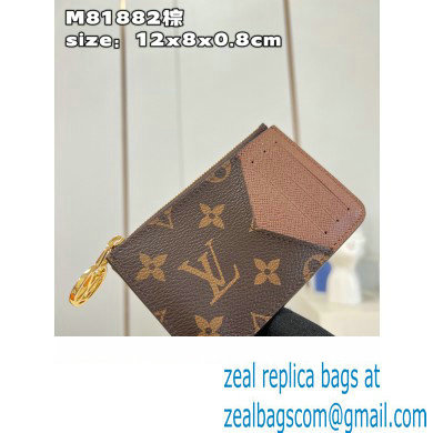 Louis Vuitton Monogram Canvas Romy Card Holder M81880 Armagnac Brown