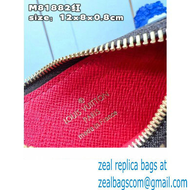 Louis Vuitton Monogram Canvas Romy Card Holder M81881 Red