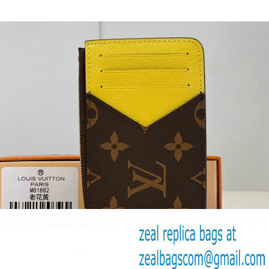Louis Vuitton Monogram Canvas Romy Card Holder M81882 Yellow - Click Image to Close