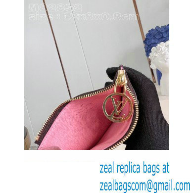 Louis Vuitton Monogram Canvas Romy Card Holder M82852 Vivienne print Pink - Click Image to Close