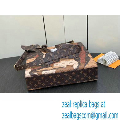 Louis Vuitton Monogram Canvas Sac Plat NV Bag M46679 Brown 2023 - Click Image to Close