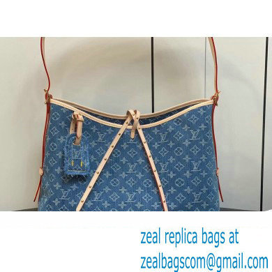Louis Vuitton Monogram Denim Carry All Bag M46855 2024 - Click Image to Close
