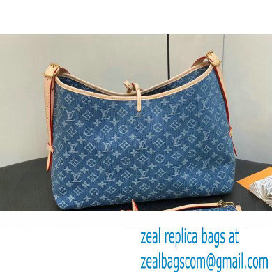 Louis Vuitton Monogram Denim Carry All Bag M46855 2024