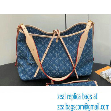 Louis Vuitton Monogram Denim Carry All Bag M46855 2024 - Click Image to Close