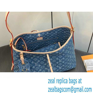 Louis Vuitton Monogram Denim Carry All Bag M46855 2024 - Click Image to Close