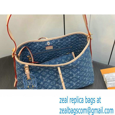 Louis Vuitton Monogram Denim Carry All Bag M46855 2024