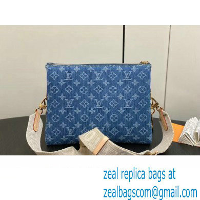 Louis Vuitton Monogram Denim Coussin PM Bag M24564 Blue New LV Remix 2024 - Click Image to Close