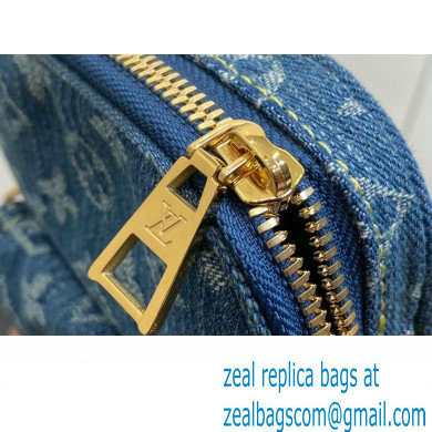 Louis Vuitton Monogram Denim Fairfax Pochette Bag M82948 Blue New LV Remix 2024 - Click Image to Close