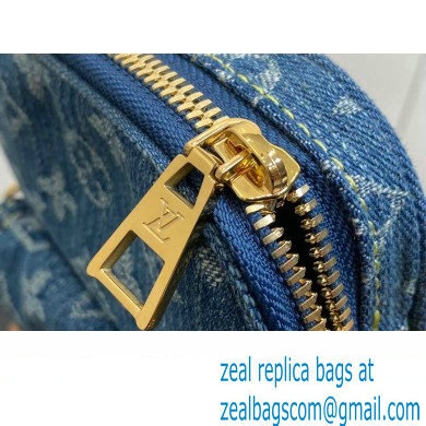 Louis Vuitton Monogram Denim Fairfax Pochette Bag M82948 Blue New LV Remix 2024