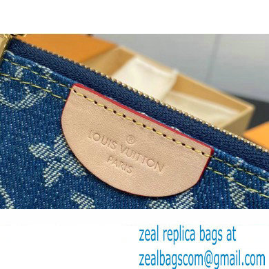 Louis Vuitton Monogram Denim Key Pouch M82961 2024 - Click Image to Close