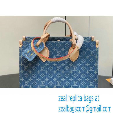 Louis Vuitton Monogram Denim OnTheGo MM Bag M46871 2024 - Click Image to Close