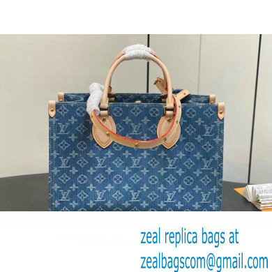 Louis Vuitton Monogram Denim OnTheGo MM Bag M46871 2024