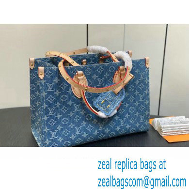 Louis Vuitton Monogram Denim OnTheGo MM Bag M46871 2024