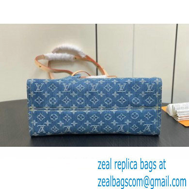 Louis Vuitton Monogram Denim OnTheGo MM Bag M46871 2024 - Click Image to Close