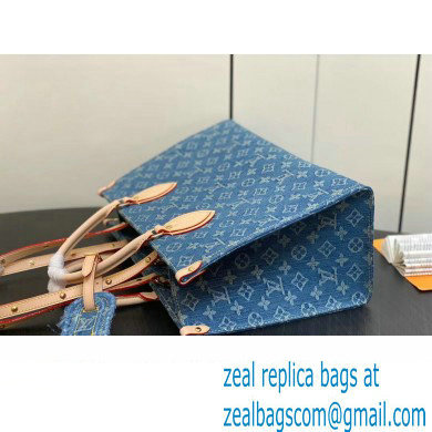 Louis Vuitton Monogram Denim OnTheGo MM Bag M46871 2024 - Click Image to Close