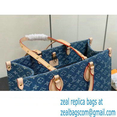 Louis Vuitton Monogram Denim OnTheGo MM Bag M46871 2024