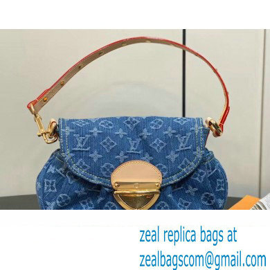 Louis Vuitton Monogram Denim Sunset Bag M46829 Blue New LV Remix 2024