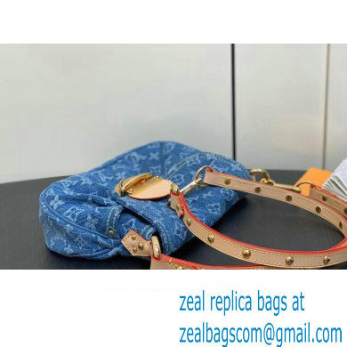 Louis Vuitton Monogram Denim Sunset Bag M46829 Blue New LV Remix 2024 - Click Image to Close