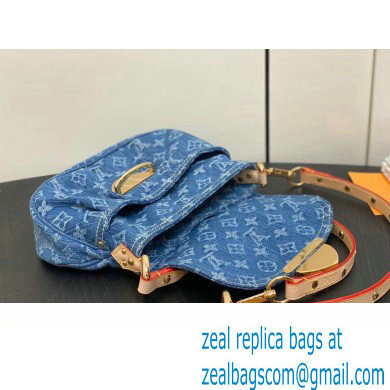 Louis Vuitton Monogram Denim Sunset Bag M46829 Blue New LV Remix 2024 - Click Image to Close