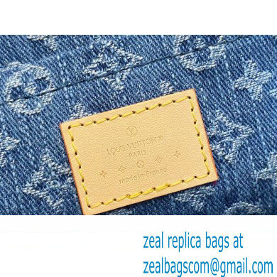 Louis Vuitton Monogram Denim Sunset Bag M46829 Blue New LV Remix 2024