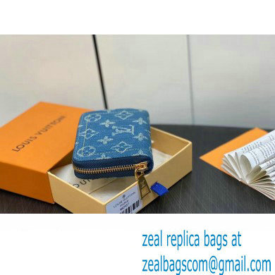 Louis Vuitton Monogram Denim Zippy Coin Purse M82957 2024 - Click Image to Close