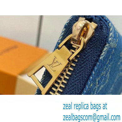 Louis Vuitton Monogram Denim Zippy Coin Purse M82957 2024